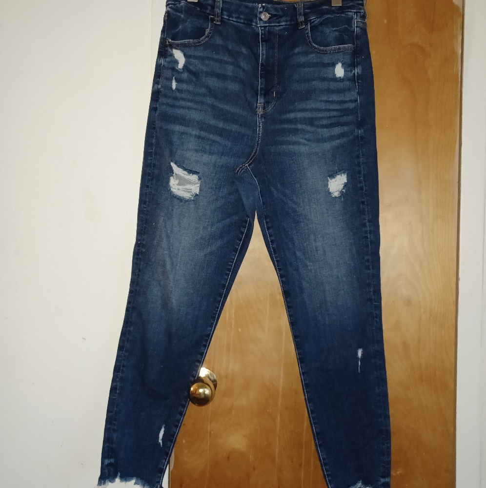 AE highest waisted jeans
